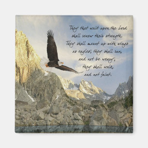 Wings As Eagles Isaiah 40:31 Magnet