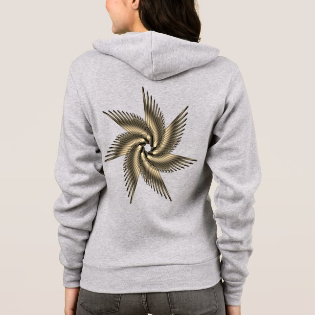 wings hoodie (Back)
