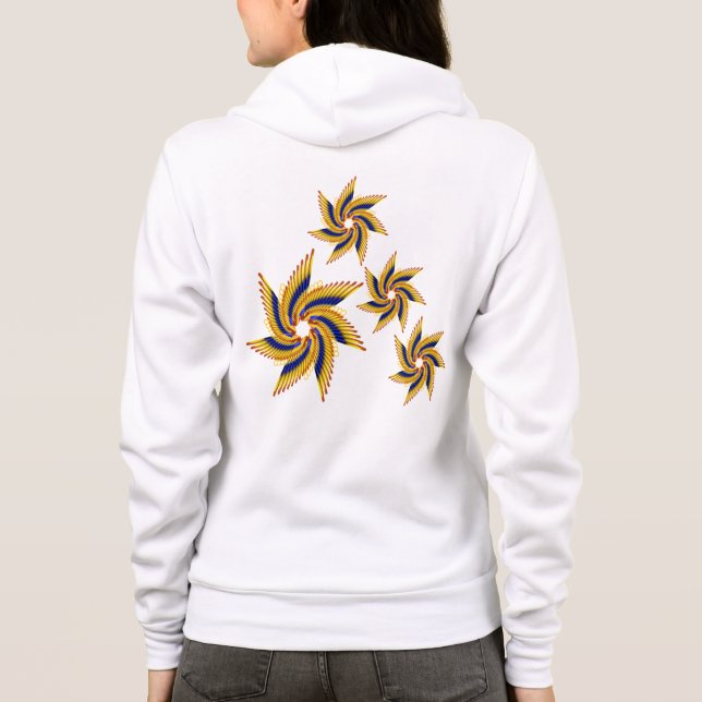 wings hoodie (Back)