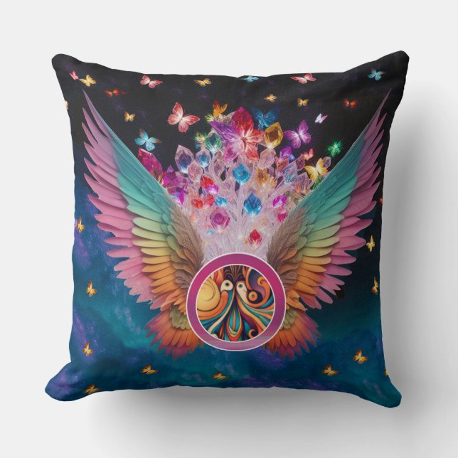 Wings in Flight Cushion (Front)