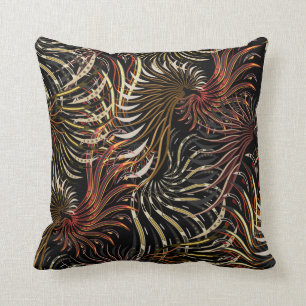 Wings - Modern - Abstract - brown Cushion