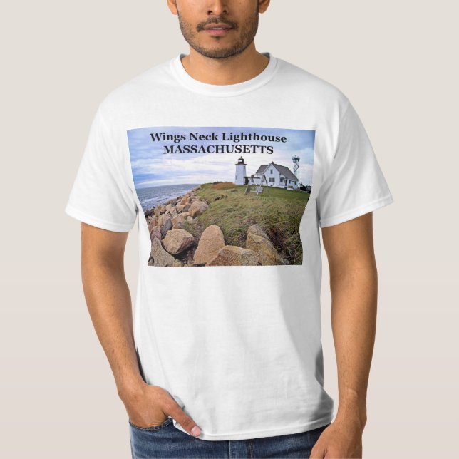 Wings Neck Lighthouse, Massachusetts T-Shirt (Front)