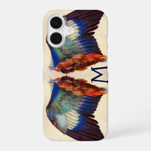 WINGS OF AN EUROPEAN ROLLER MONOGRAM iPhone 16 CASE