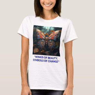 Wings of beauty, symbols of change T-Shirt