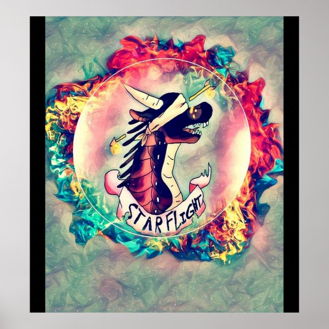 Wings of Dragon Fire Starflight Graphic Poster (Front)