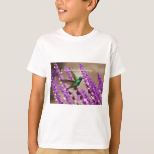 Wings of Faith Sparkling Violet-ears Hummingbird T-Shirt