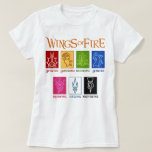 Wings of Fire Queen of Pyrrhia Darkstalker Bookish T-Shirt<br><div class="desc">Embrace the power and majesty of the Wings of Fire queens! Featuring bold,  dragon-inspired designs,  our collection is perfect for fans who admire the strength,  wisdom,  and leadership of these legendary rulers. Show your love for the series and let your inner queen soar!</div>