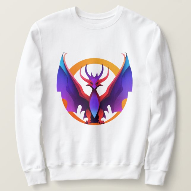 Wings of Freedom Dragon Sweatshirt Design (Design Front)