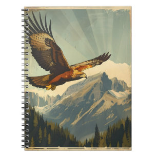 Wings of Glory: Vintage Flight of the Golden Eagle Notebook