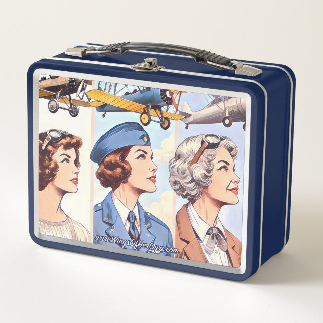 Wings of Her Own lunchbox (Front)
