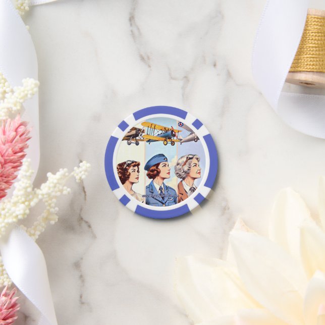 Wings of Her Own poker chips (Wedding)