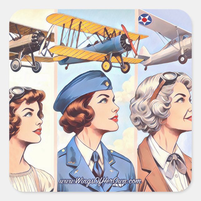 Wings of Her Own stickers (Front)