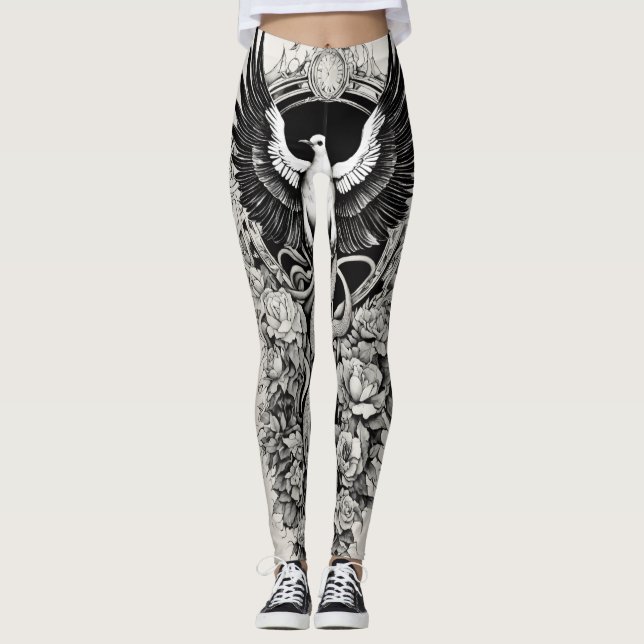 "Wings of Liberation" Leggings (Front)