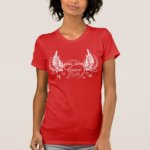 Wings of Love. Personalise  T-Shirt