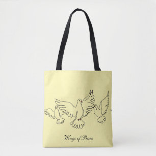 Wings of Peace Tote Bag