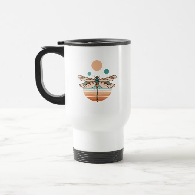 Wings of Sunset Travel Mug (Left)