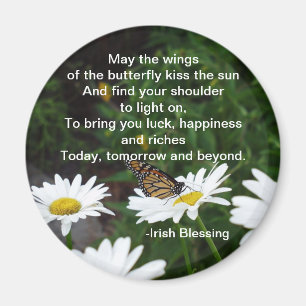 Wings of the Butterfly-Irish Blessing magnet
