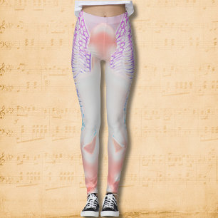 Wings of Wellness: Angelic-inspired Healing Space Leggings