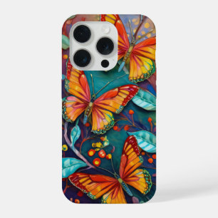 Wings on Fire, Late Summer Butterflies iPhone 15 Pro Case