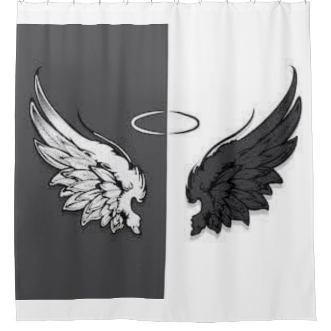 Wings Shower Curtain (Front)