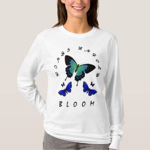 Wings Unfold: Butterfly-Inspired Women's Design T-Shirt