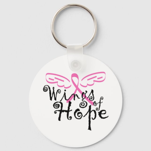 WingsOfHopeLogo Key Ring (Front)