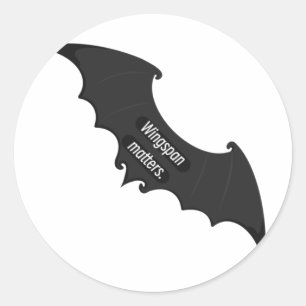 Wingspan S Sticker1  Classic Round Sticker