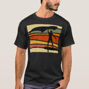 Wingsurf Wingfoil Wing Foil Surf Retro Surfer  T-Shirt
