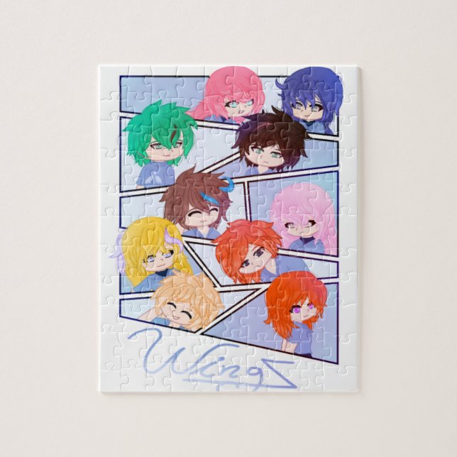 Wingz Official Multi Characters Puzzle (Vertical)