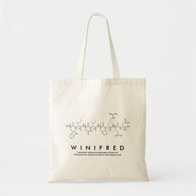 Winifred peptide name bag (Front)