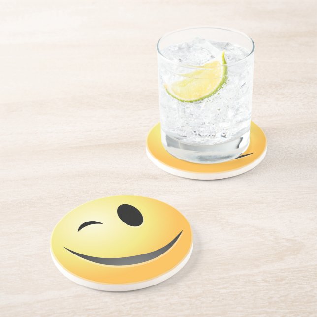 WINK FACE COASTER (Side)