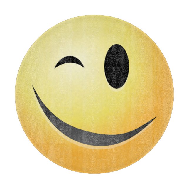 WINK FACE CUTTING BOARD (Front)