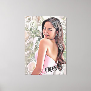 Wink of Freen Sarocha from Episode 12 of Gap Canvas Print