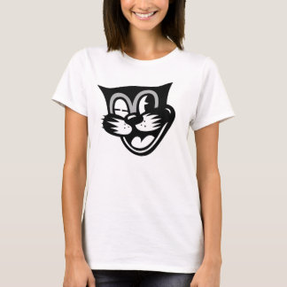 Winking Black Cat T-Shirt