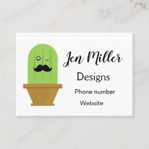 Winking Cactus Business Cards