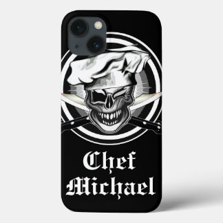 Winking Chef Skull iPhone 13 Case