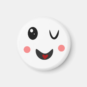 winking Face cute Magnet