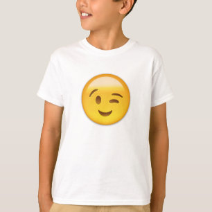 Winking Face Emoij T-Shirt