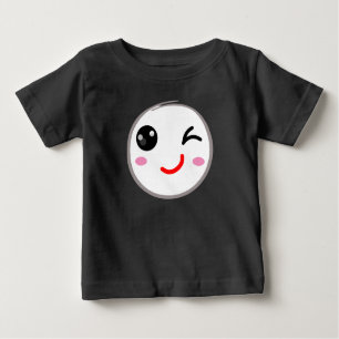 Winking face, Wink smile Baby T-Shirt