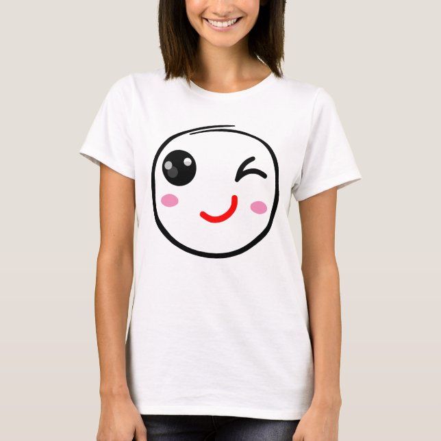 Winking face, Wink smile T-Shirt (Front)
