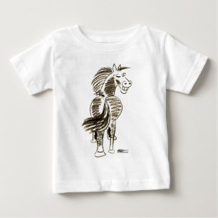 Winking Horse Good Luck! Baby T-Shirt