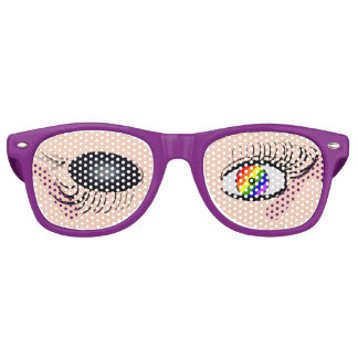 Winking Pride Funny Eyes on Glasses