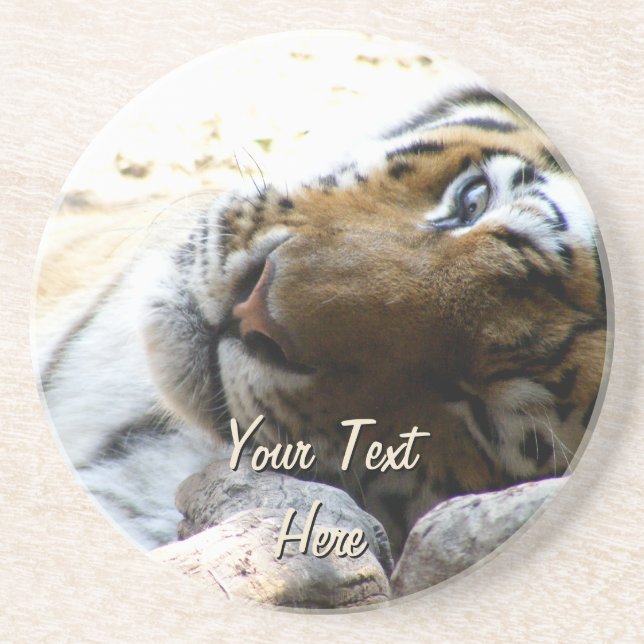 Winking Tiger Coaster (Front)