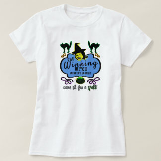 Winking Witch Midnite Lounge - Dark Style T-Shirt