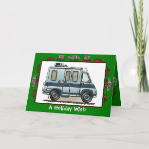 Winnebago Lasharo Camper RV Holiday Wish Card