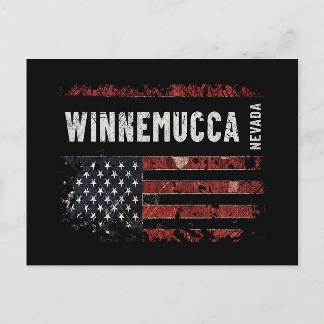 Winnemucca Nevada Postcard (Front)