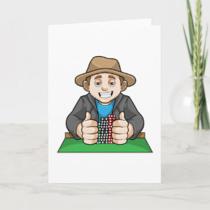 Winner at Poker Card