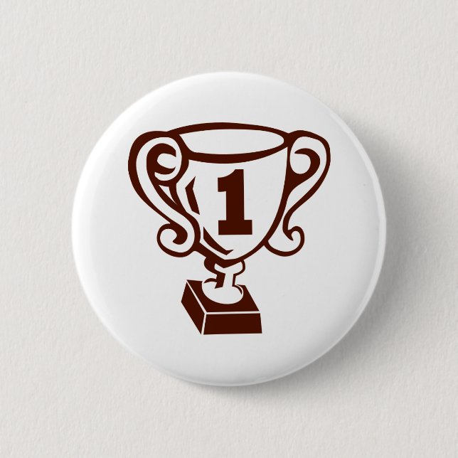 Winner - Champion 6 Cm Round Badge (Front)