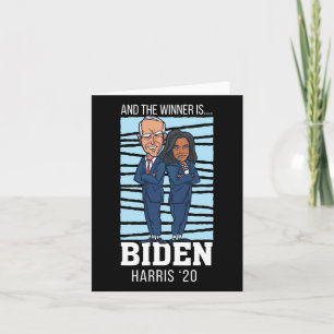 Winner Champions President Joe Biden Kamala Harris Card