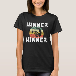 Winner Chicken 21 Lucky Casino Gambling Blackjack T-Shirt
